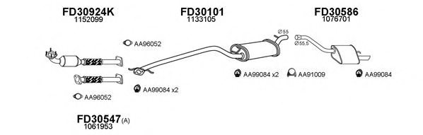 VENEPORTE 300498 Exhaust System